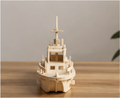 Puzzle 3D en bois bateau - vue 1