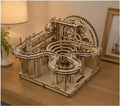 Circuit à billes en bois mécanique - vue 7