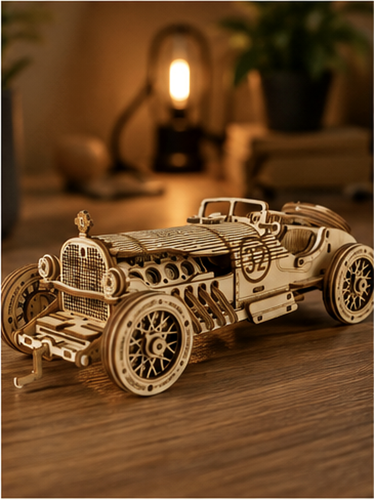 Puzzle 3D en bois – Voiture de Grand Prix