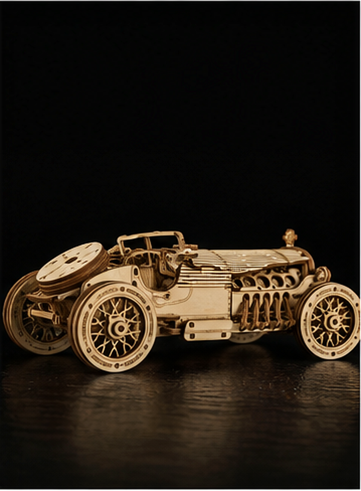 Puzzle 3D en bois – Voiture de Grand Prix