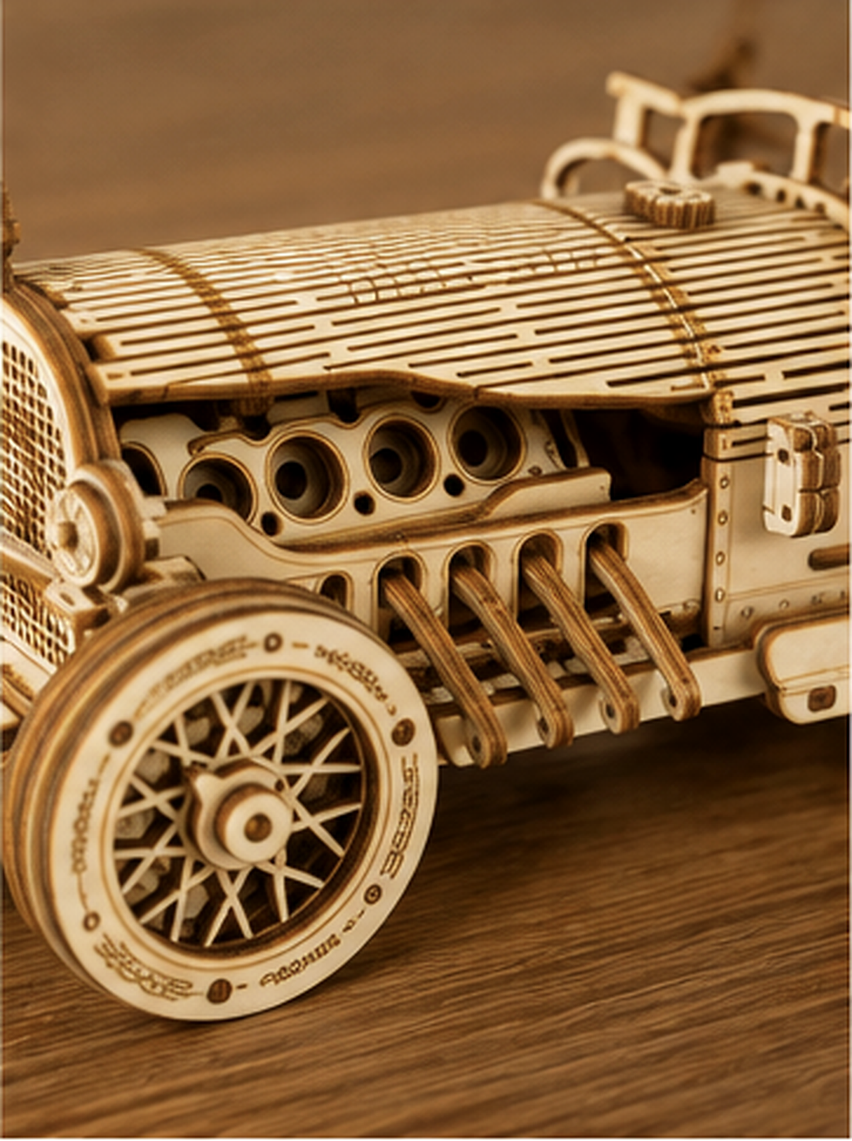 Puzzle 3D en bois – Voiture de Grand Prix