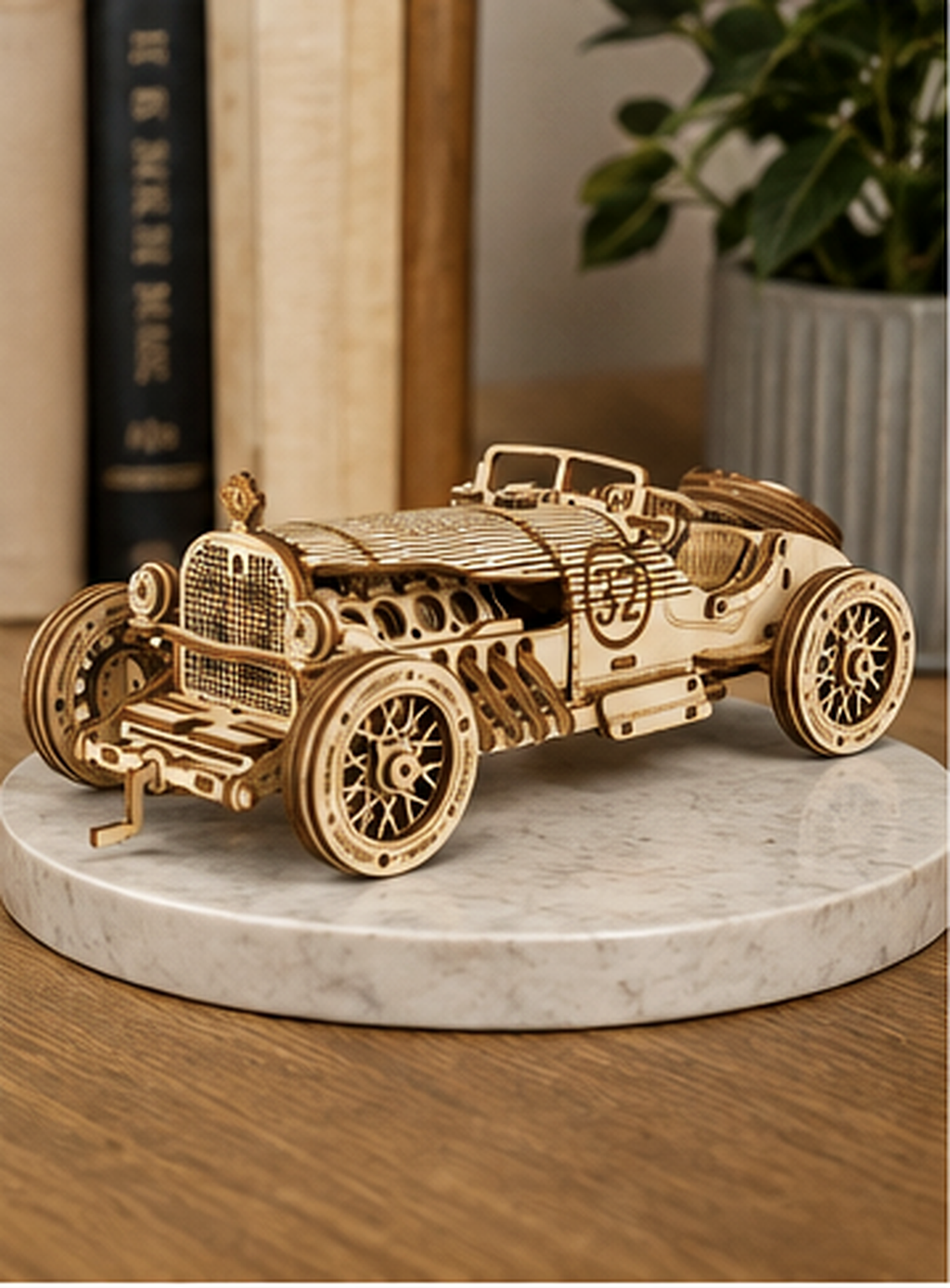 Puzzle 3D en bois – Voiture de Grand Prix