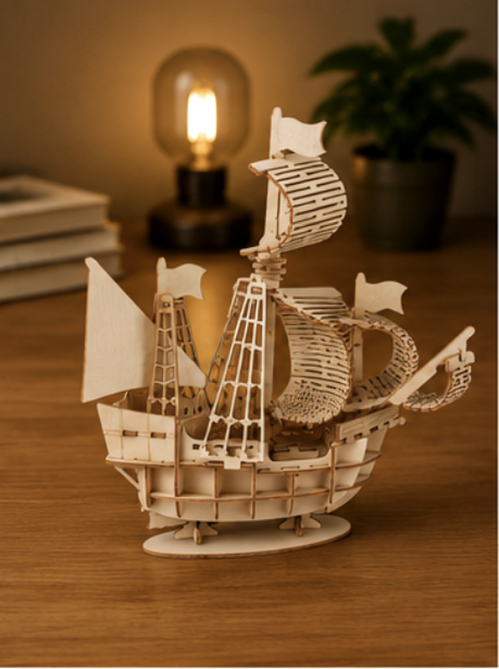 Puzzle 3D en bois – Navire à voiles