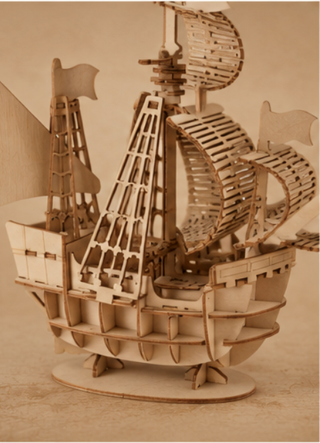 Puzzle 3D en bois – Navire à voiles