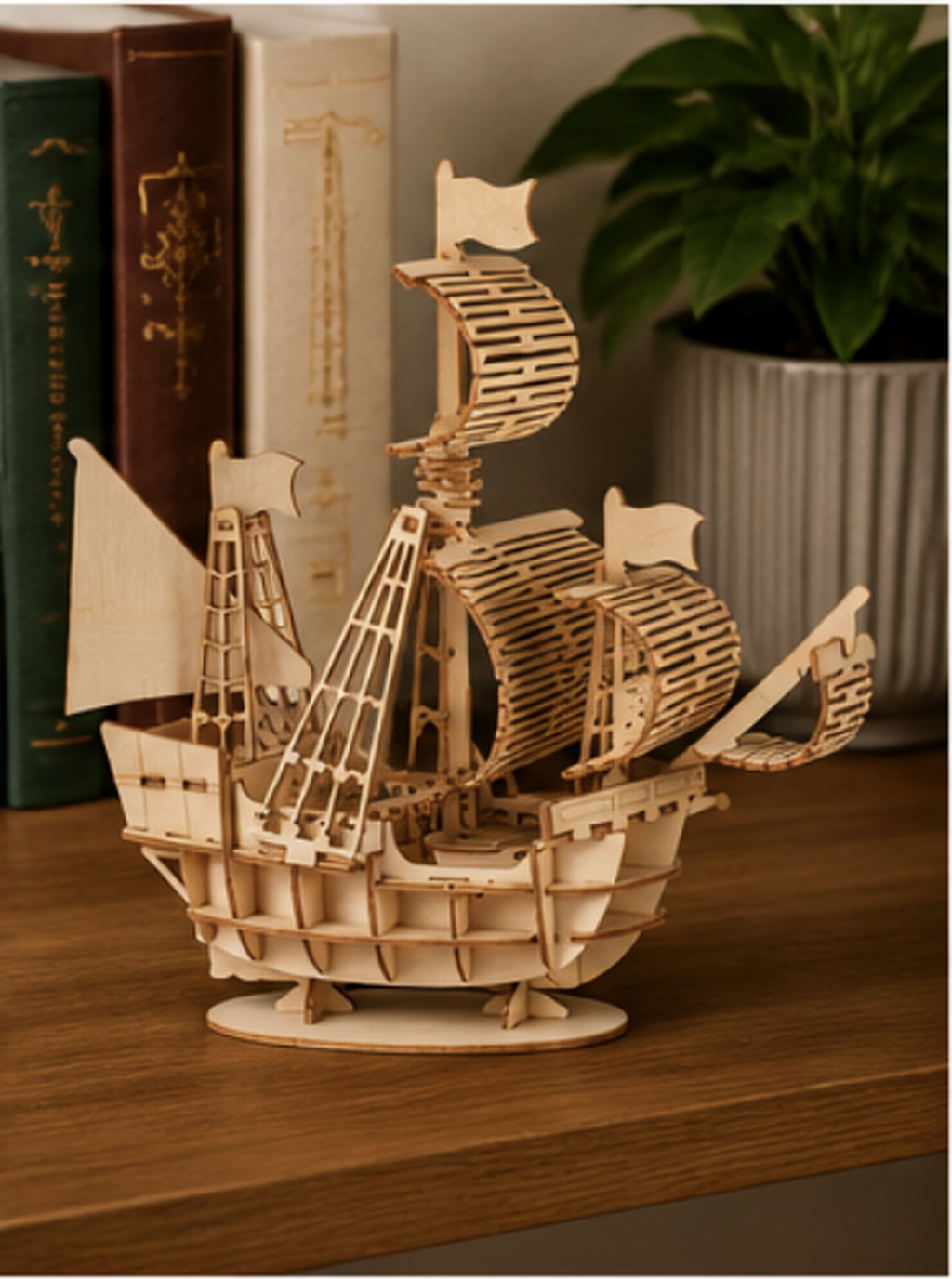Puzzle 3D en bois – Navire à voiles