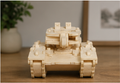 Puzzle 3D en bois tank militaire - vue 1